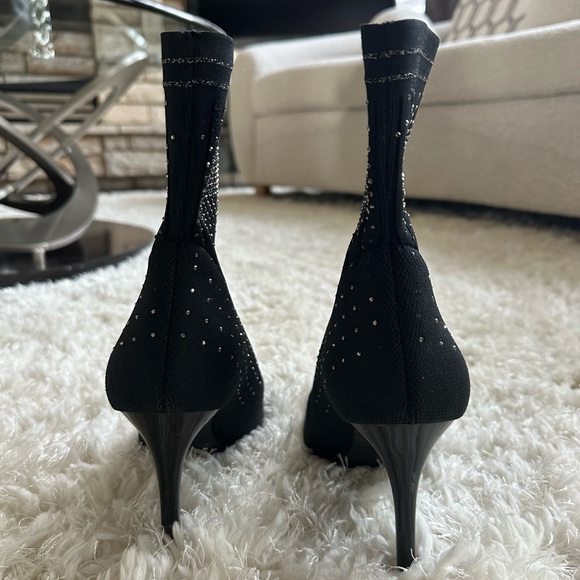 Jessica Simpson Sparkly Sock Boots - Picture 3 of 4